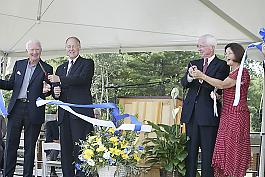 20th anniversary ribbon cutting